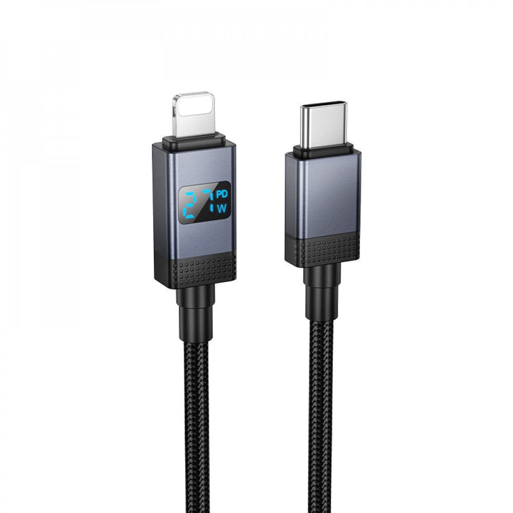 Кабель USB C to Lightning 27W PD (1m) — Hoco X118