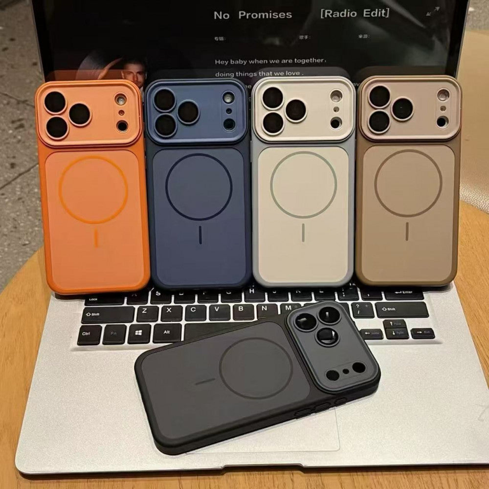 Накладка Чехлы Full camera armor Case With MagSafe — iPhone 13 Pro  — Black
