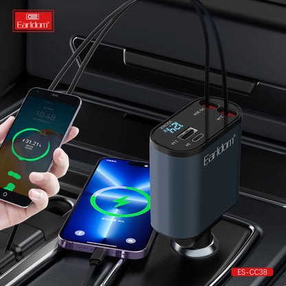 Car Charger 66W 1U 1C Earldom ES-CC38