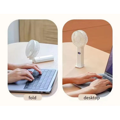 Портативный мини вентилятор RD10 - 4000 mAh — Grey