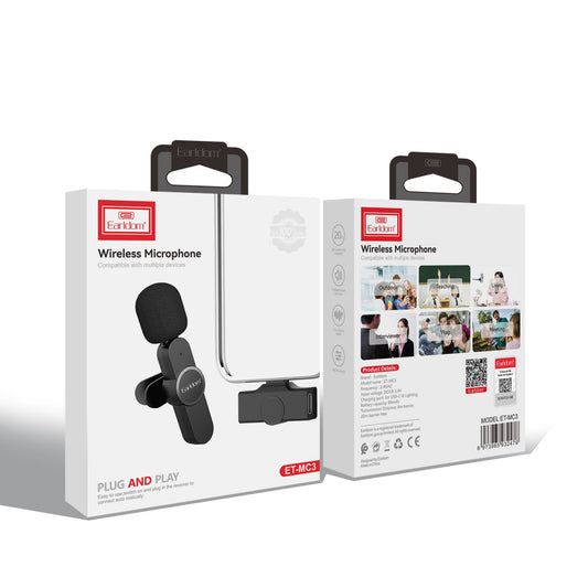 Wireless microphone for phone Earldom ET-MC3 Lightning
