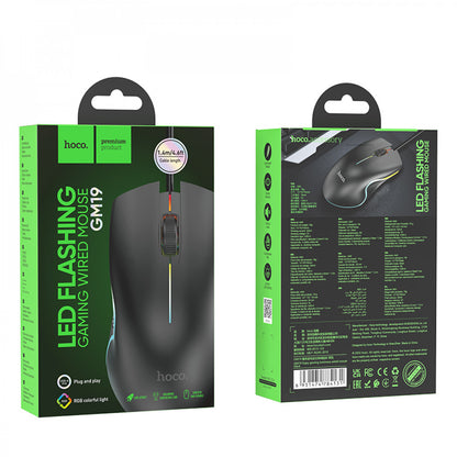 Дротова миша — Hoco GM19 — Black