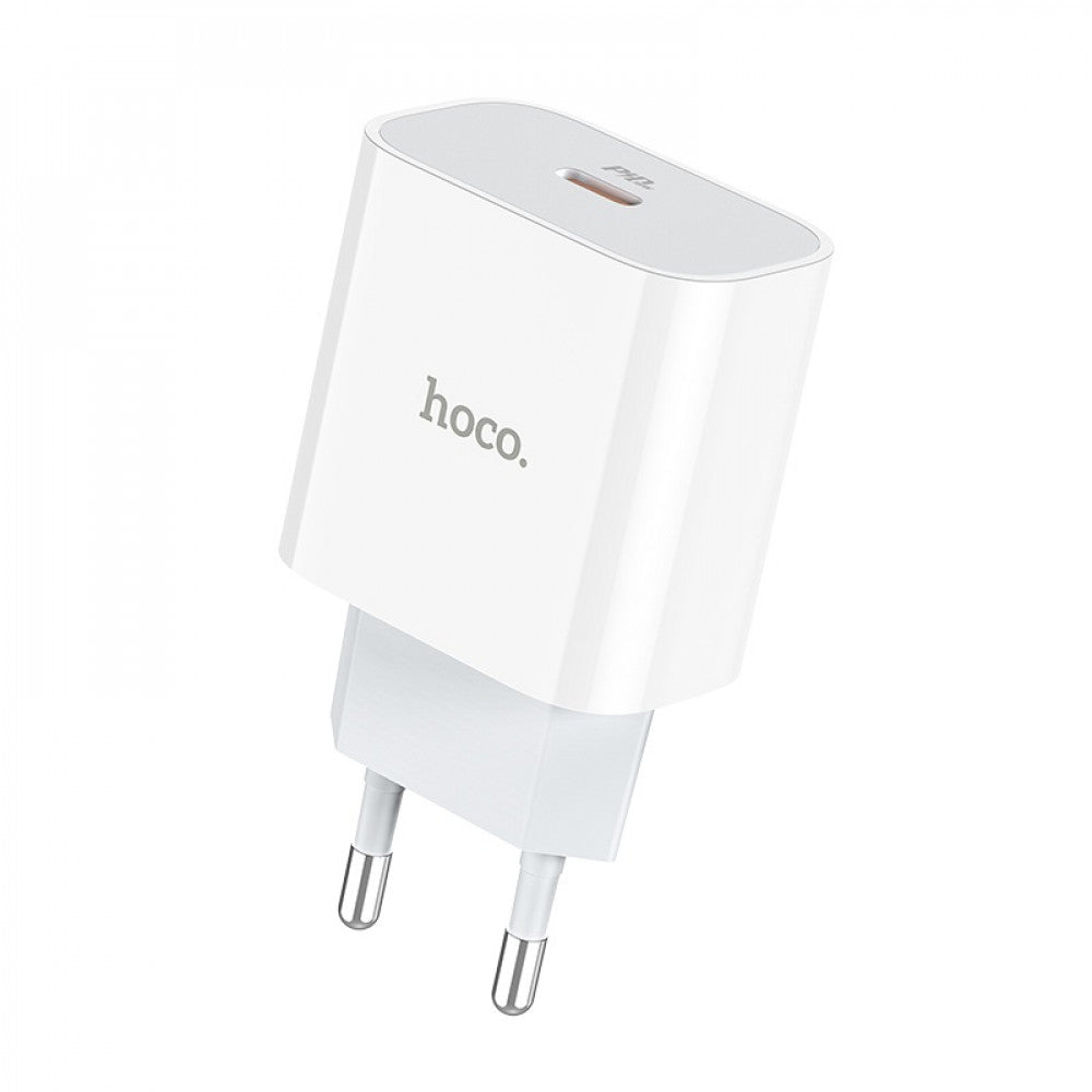 Home Charger 30W PD C to Lightning Cable (1m) Hoco C76A Pro – White