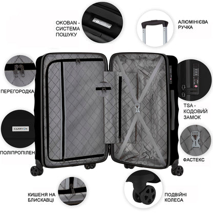 Valise CarryOn Porter (L) Black (502445)