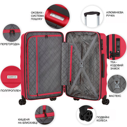 Valise CarryOn Porter (M) Red (502448)