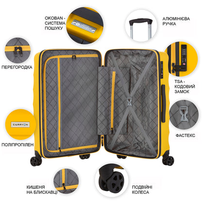 Valise CarryOn Porter (S) Yellow (502456)