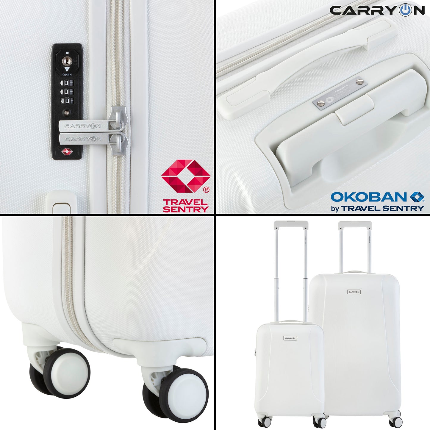 Valise CarryOn Skyhopper (S) White (502422)