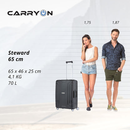 Valise CarryOn Steward (M) Black (502323)