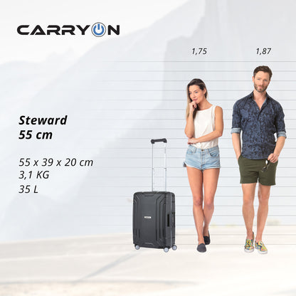 Valise CarryOn Steward (S) Black (502322)