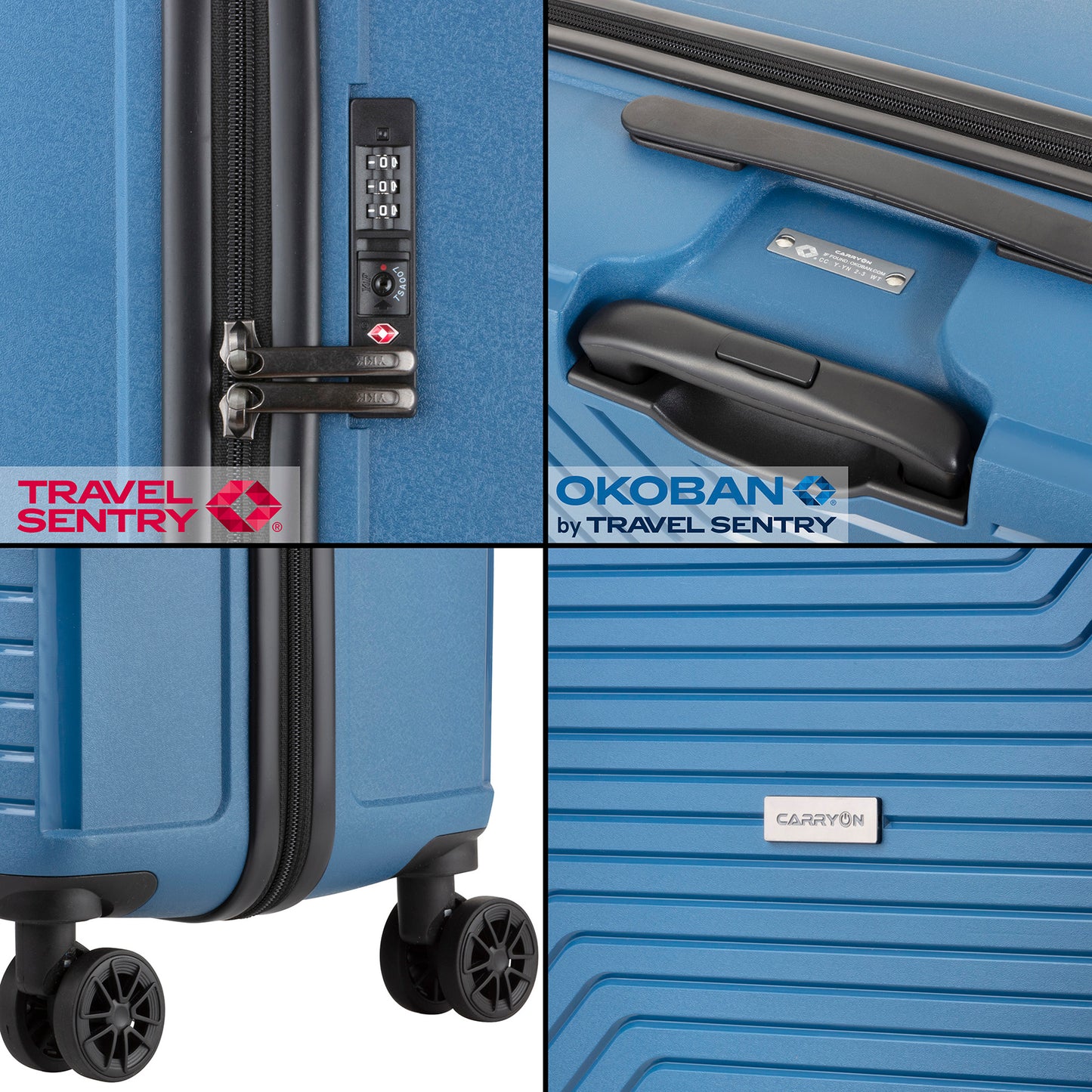 Valise CarryOn Transport (M) Blue Jeans (502408)