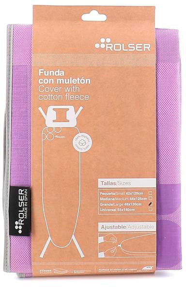 Ironing board cover Rolser Muleton Malva 130 x 48 cm (FUR003-2061)