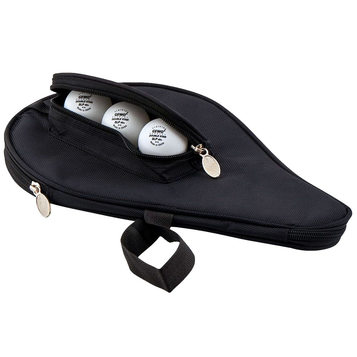 Gewo Round Cover Master racket case with ball compartment Black/Blue (89679165)