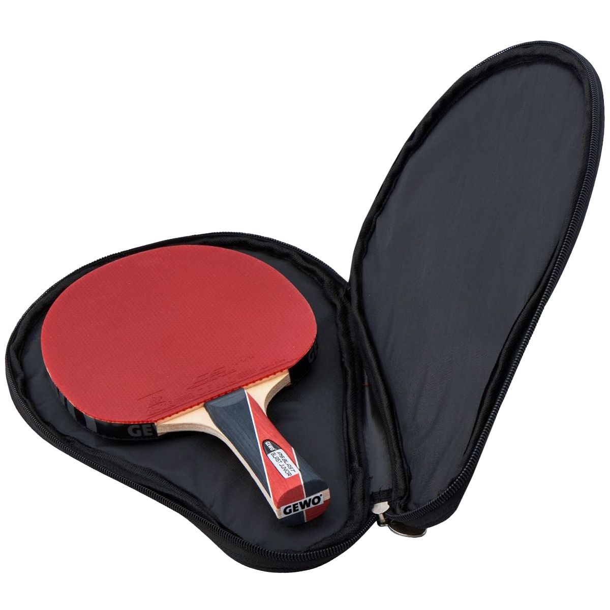 Gewo Round Cover Master racket case with ball section Black/Red (89679130)
