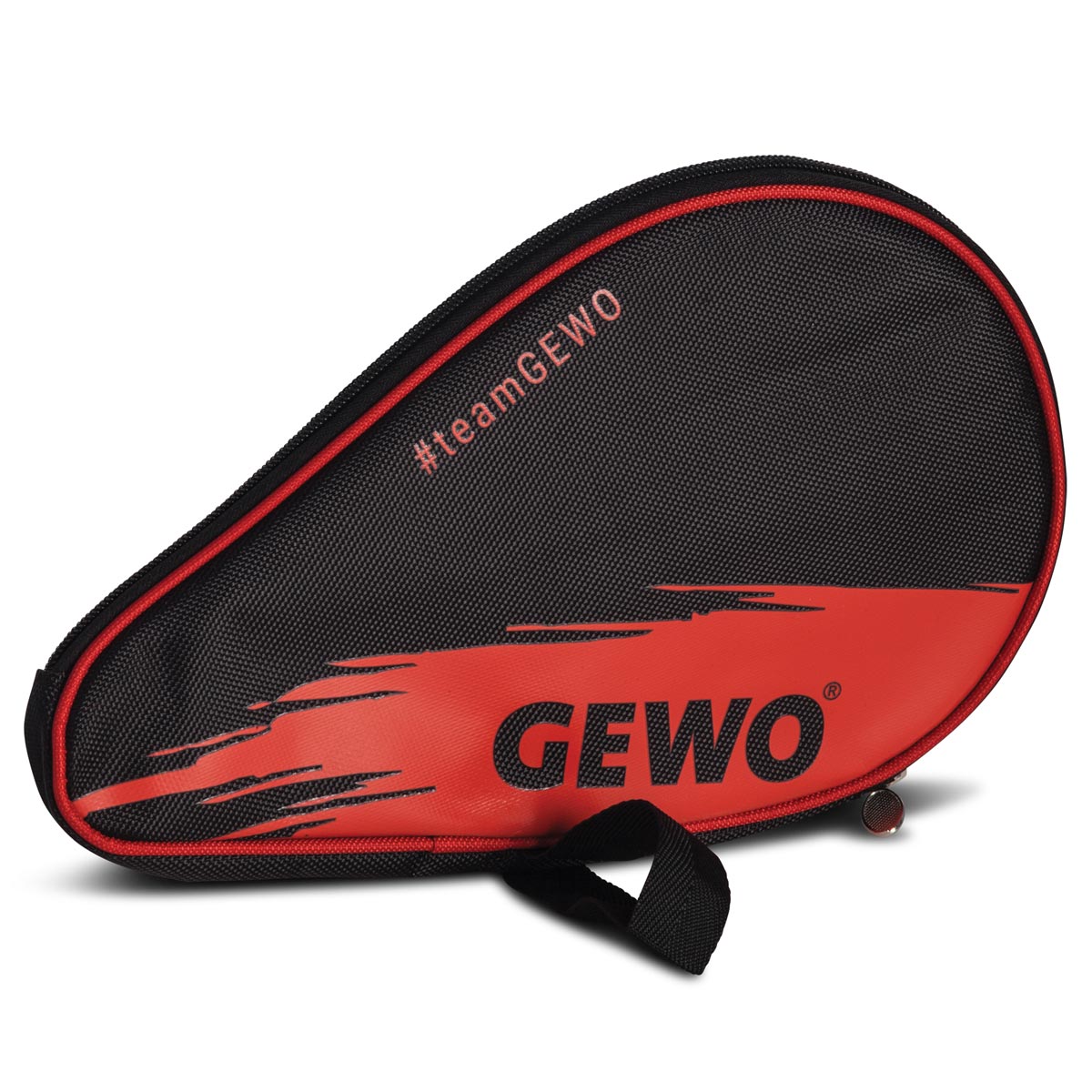 Чохол для ракетки Gewo Round Cover Wave з відділенням для м'ячів Black/Red (109679130)