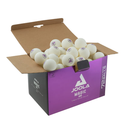 Table tennis balls Joola Magic ABS 40+ White 72 pcs (44216)