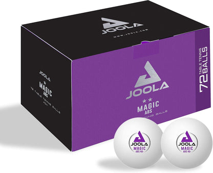 Table tennis balls Joola Magic ABS 40+ White 72 pcs (44216)