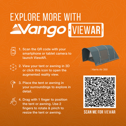 Trim tent Vango Harris Air 350 Mineral Green (TETHARRAI000001)