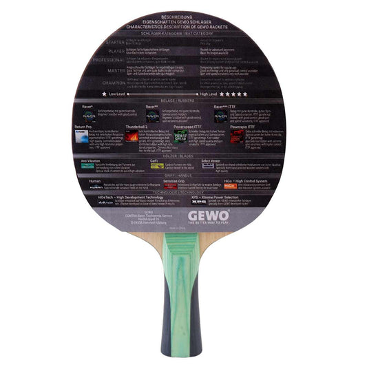 Table tennis racket Gewo CS Energy Carbon Pro FL (1057500001)