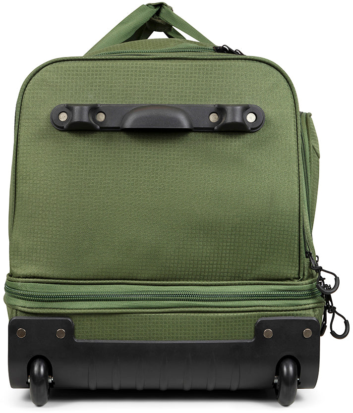 Travel bag on wheels TravelZ Wheelbag Doubleloader green 96L (603099)