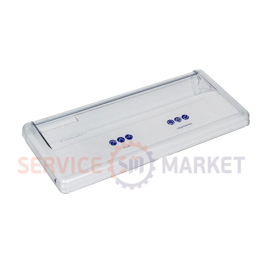Vegetable drawer panel for cold chamber 465x200mm Whirlpool