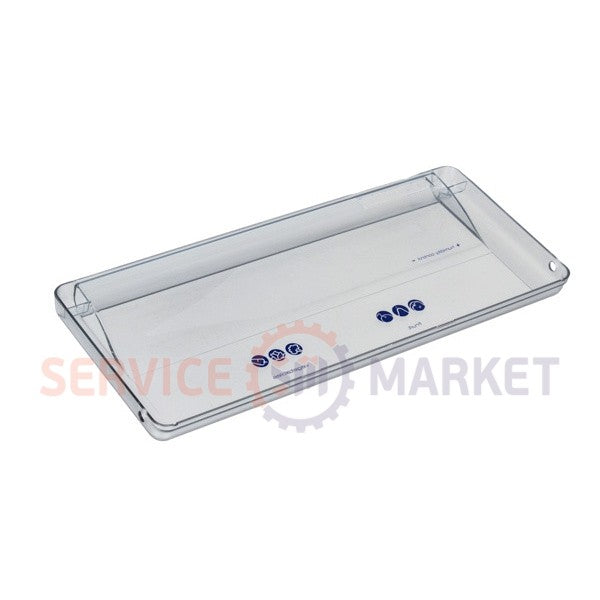 Vegetable drawer panel for cold chamber 465x200mm Whirlpool