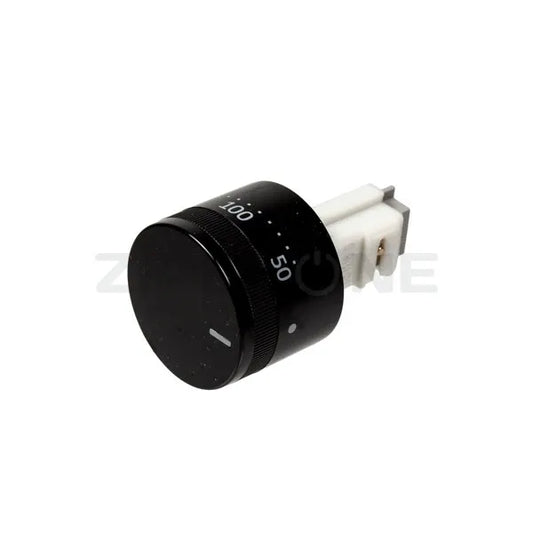 Temperature control knob for Gorenje oven black