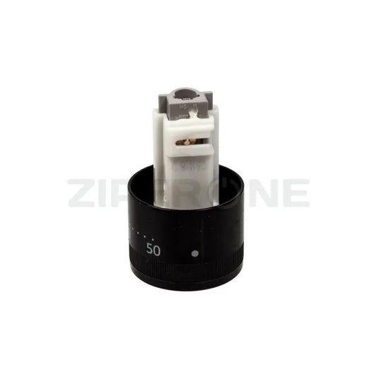Temperature control knob for Gorenje oven black