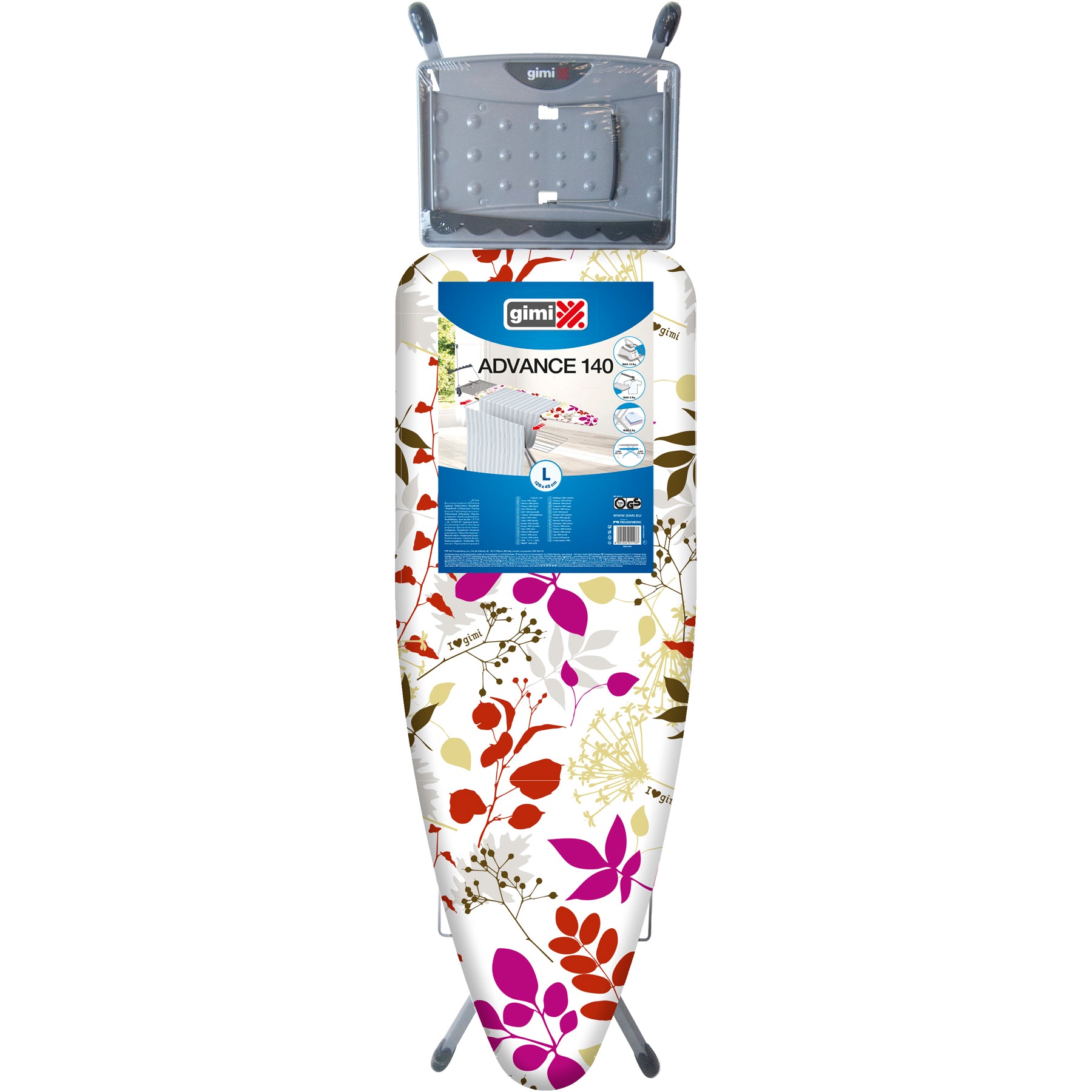 Дошка для прасування Gimi Advance L Red Flower (154163)