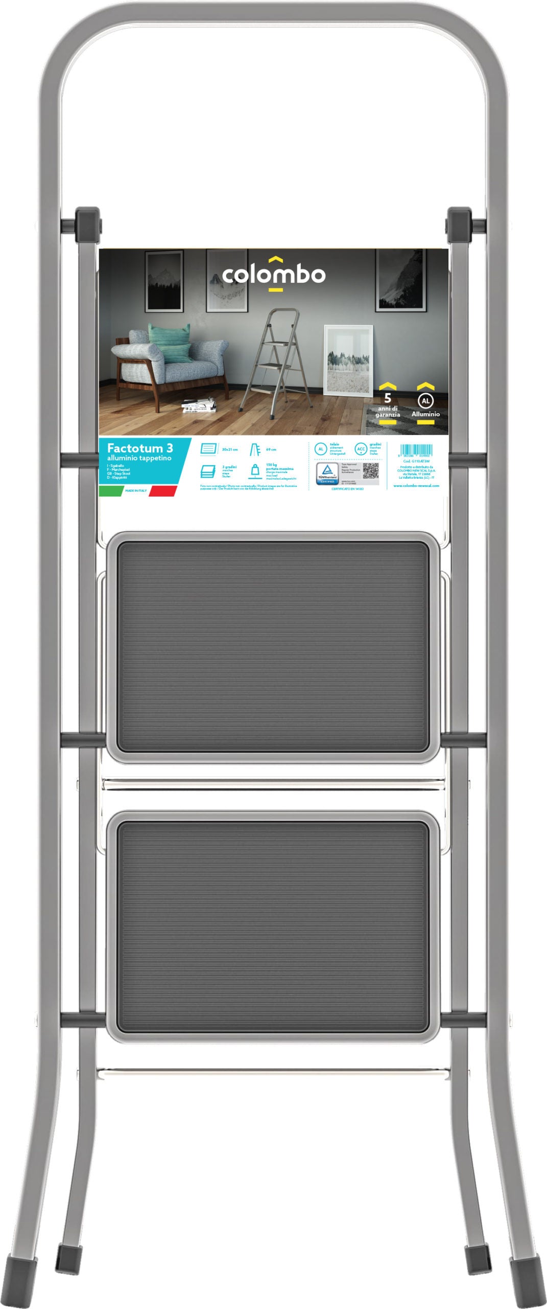 Drabine Colombo Factotum Alu 3 slabs (G110AT3W)
