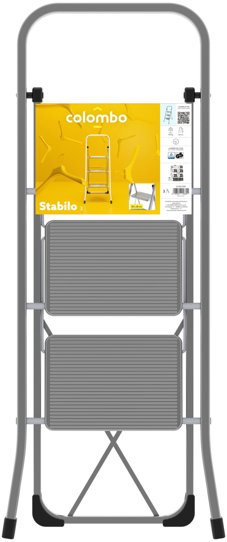Drabina Colombo Stabilo 3 shabli (G120L03W)