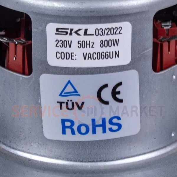 Двигатель для пылесоса Bosch 12022125 SKL D=120/83 мм H=26/105 мм 800 Вт RO6886EA/410