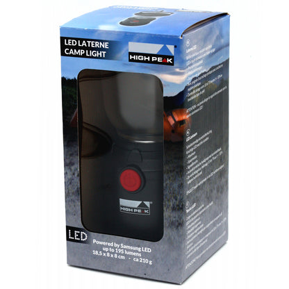 Camping light High Peak LED Lantern Camp Light Black (41483)