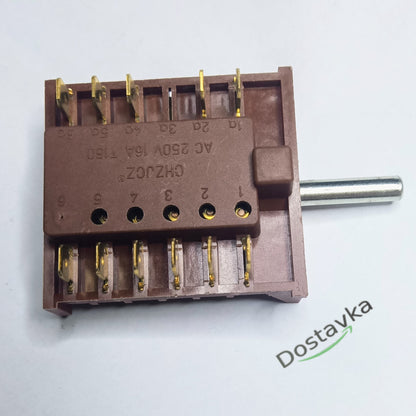 Oven 6+0 Heating Modes 11-Pin Rotary Selector Switch 16A T150 AC 