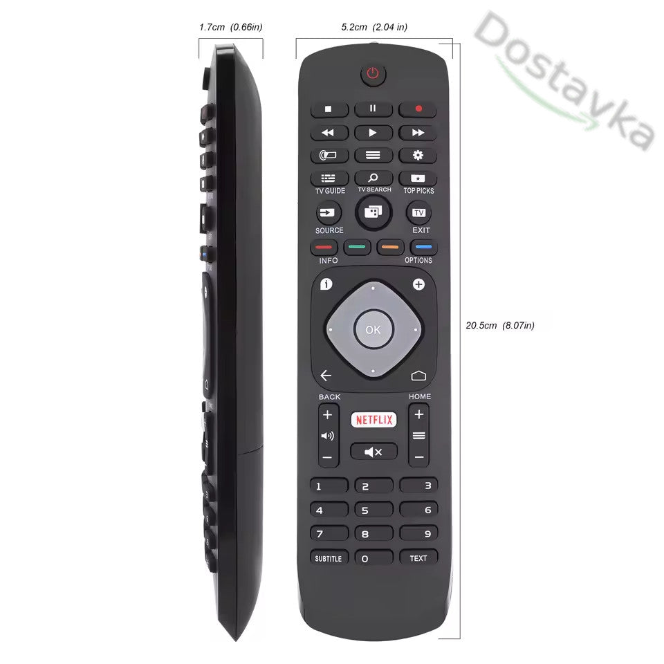 Philips TVs 32PFT5501/12, 32PFT5501/60, 40PFH5501/88, 40PFS501/12, 40PFT550 151/5000 99659600155 Remote control