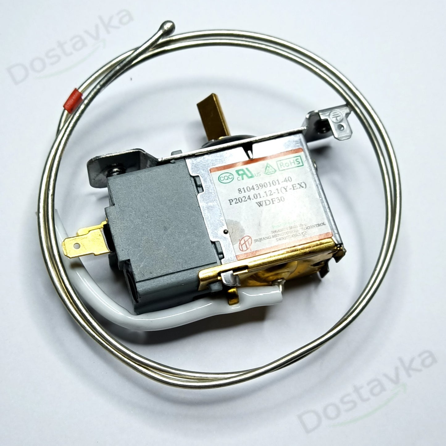 WDF30 (2-pin) L=0.6m (2-ear bracket) Refrigerator Thermostat