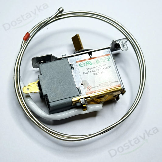 WDF30 (2-pin) L=0.6m (2-ear bracket) Refrigerator Thermostat