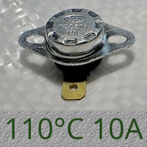 KSD301 Mini Thermostat 110°C 10A