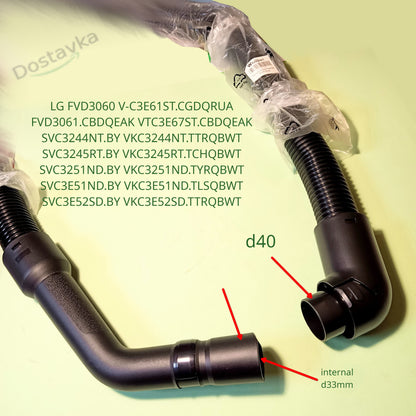 LG FVD3060 vacuum cleaner Hose PI 40 AEM33387102 