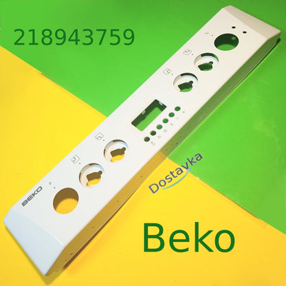 Front panel 218943759 for Beko gas stove