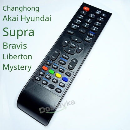 Bravis, Supra, Changhong TV Remote control HOF-55D1