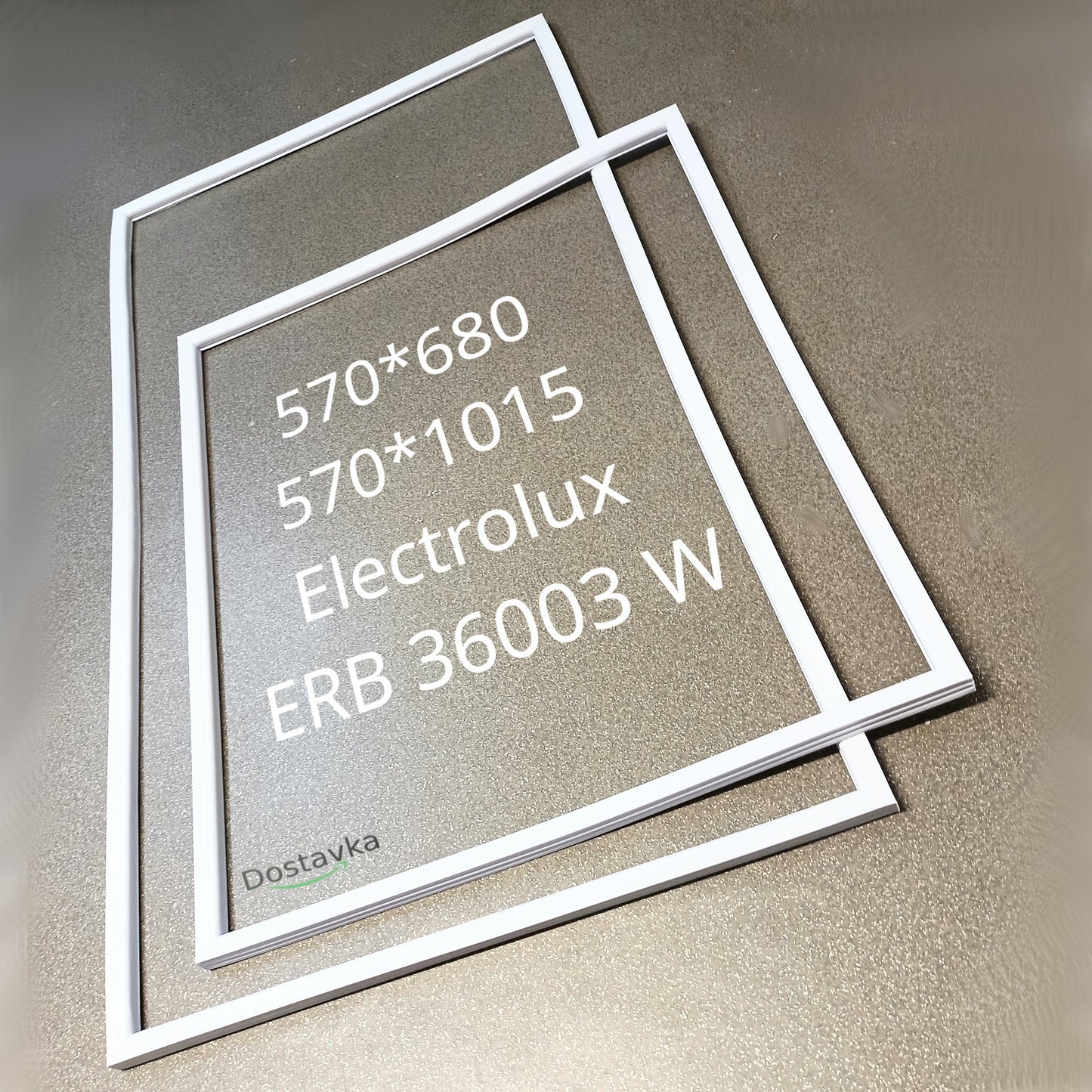 Seals 570*680 and 570*1015 for Electrolux ERB 36003 W refrigerator