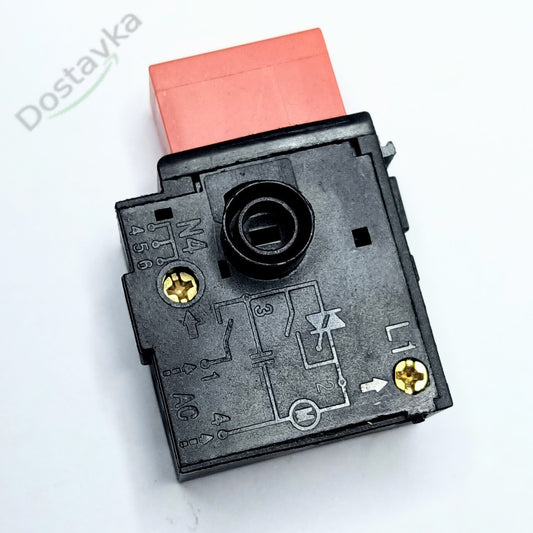 Zenit ZPP-1000/ZPP-1400 Profi hammer drill Switch FA2-6/1BEK (button 20*11)