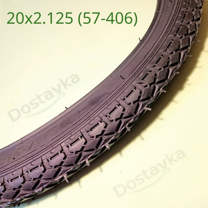 Bicycle tire 20x2.125 (57-406) "Rhombus" (Cube)