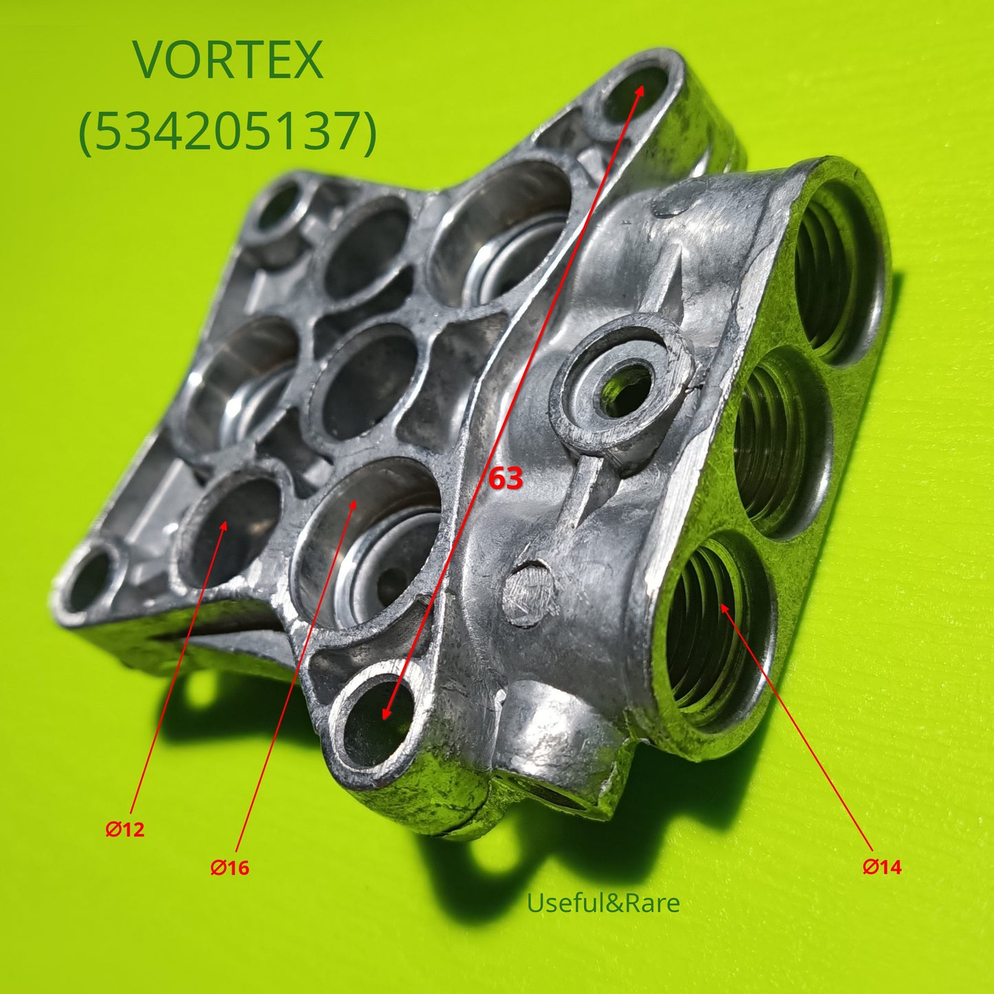 Pump head for car wash VORTEX (534205137) 5342051, 5342071, 5342433, 5342613, 5342623, 5342643