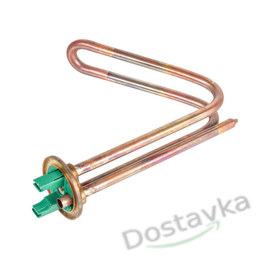 Water heating element 1500W (copper L-shaped) flange 48mm Hi-Therm (sensor + anode thread M8 place)