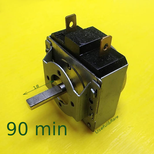 90 minutes Electric oven timer with a 18 mm cutted handle stem