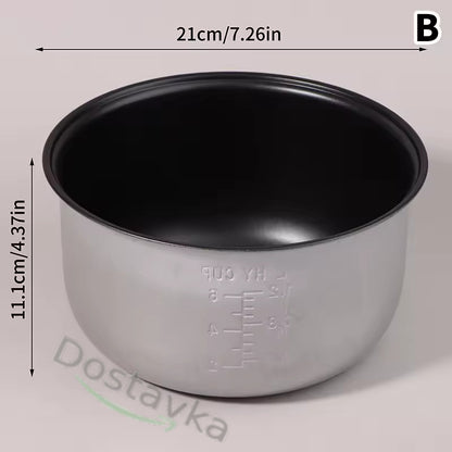 Redmond RB-305 3L D210 H110 Multicooker Bowl (Aluminum Alloy)