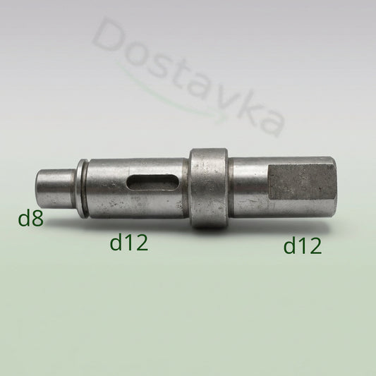 ZTP-210/1550 Profi Circular saw shaft (L58.5 d12*8)