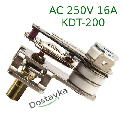 Thermostat KDT-200/ KST-220 16A 250℃ for fan heater/ oven/ rice cooker Orion, Vimar, Liberty