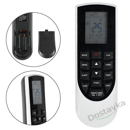 Air conditioner GREE COOPER&HUNTER MITSUSHITO YAN1F1F/ YAN1F6 Remote control
